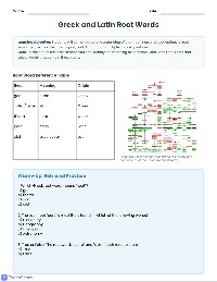 Root Word Mastery Assessment