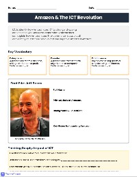 Amazon Fact File Activity