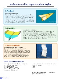 Paper Airplane Engineering Challenge