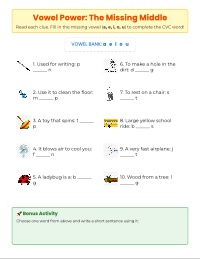 Mastering CVC Words Phonics Fun