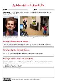 Superheroes: Spider-Man Facts and Activities