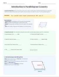 Mastering Parallelogram Properties and Area Calculations