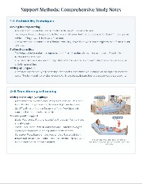 Mobility Support Methods and Factors