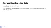Ordering Fractions on a Number Line