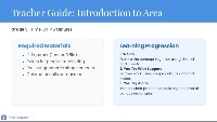 Area of Various Shapes