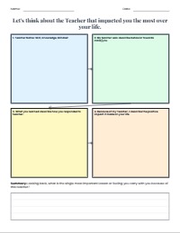 Reflecting on an Impactful Teacher: Comic Strip Tribute