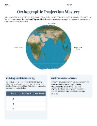 Orthographic Projection Fundamentals