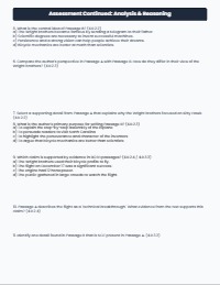 Historical Perspectives and Text Analysis Assessment