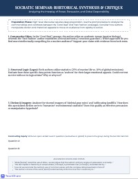 Mastering Rhetorical Analysis: Ethos, Pathos, and Logos