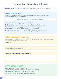 Mastering Big Numbers and Quiz Vocabulary