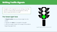 Grammar Workshop: Capitals as Green Lights