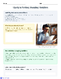 Fixing Dangling Modifiers