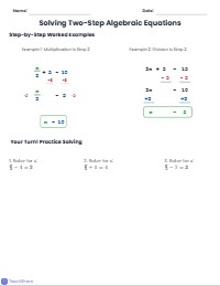 Mastering Two-Step Equations: Solving With Ease