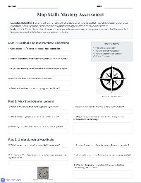 Grade 5 Map Skills Test