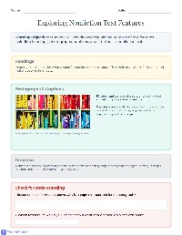Text Features Practice