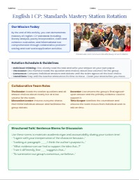 Interactive English I Station Activity