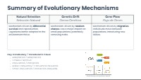 Mechanisms of Evolution: Beyond Natural Selection