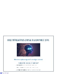 Afrikaans Advertensie Analise