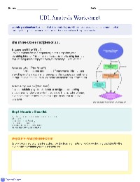 UDL Analysis Framework