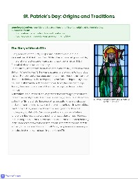 Learning About St. Patrick's Day