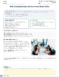 WBL Competencies Practice Worksheets