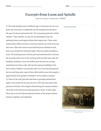 Excerpts from Harriet Hanson Robinson's Memoir