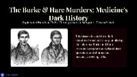 Introduction to Burke & Hare
