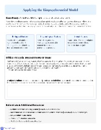 Understanding Addiction: A Biopsychosocial Perspective