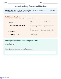Forces and Simple Experiments