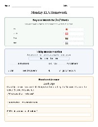 Weekly Homework Overview