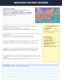 Civil War Strategic Command Simulation
