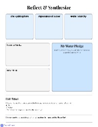 Understanding the Hydrosphere