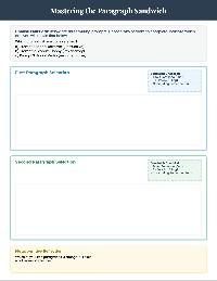 Sandwich Writing Method Mastery
