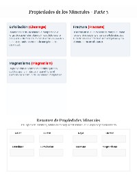 Propiedades de los Minerales