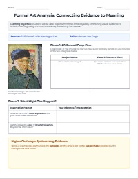 Higher Art and Design Critical Analysis