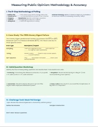 Public Opinion and Polling Methods Guide