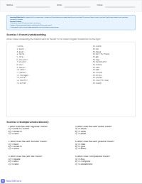 French Verb Proficiency Assessment