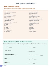 Essential French Greetings and Numbers