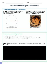 Les Cercles et les Disques