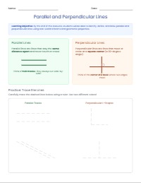 Exploring Parallel and Perpendicular Lines