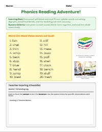 Phonics Reading Assessment