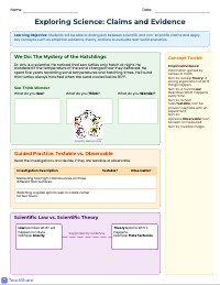 Exploring the Nature of Science