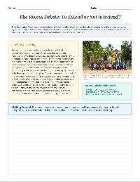 Debating Recess: A Writing Challenge