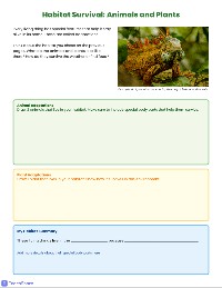 Habitat Adaptations Explorer