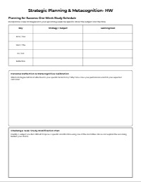 Optimizing Study Strategies for Academic Success