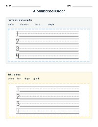 Master Alphabetical Order