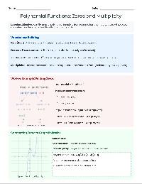Polynomial Zeros and Graphs