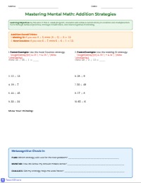 8-Week Math Fluency Mastery Program