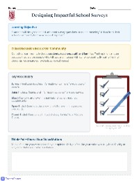Crafting Effective Survey Questions