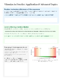 Essential Vitamins Overview
